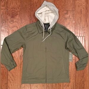 NWT Matix Hoodie Full Zip Jacket Olive Size Small